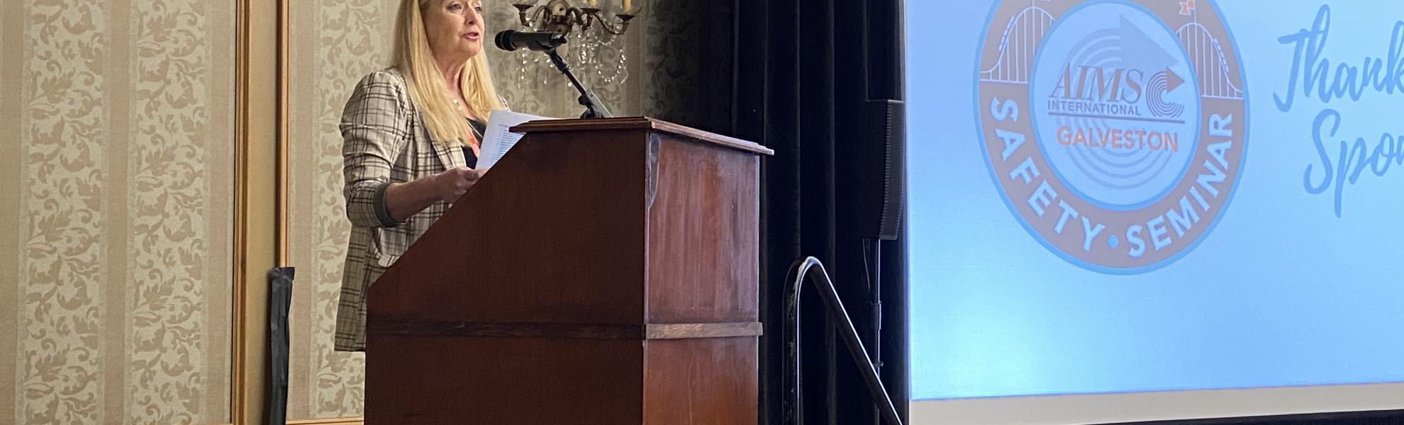 MJ BREWER AT AIMS SAFETY SEMINAR 2023